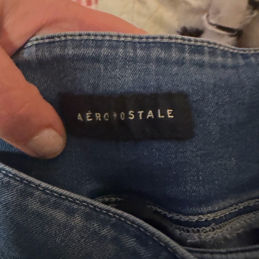 Aeropostale Flare Wide Leg Blue Jeans - Picture 3 of 6